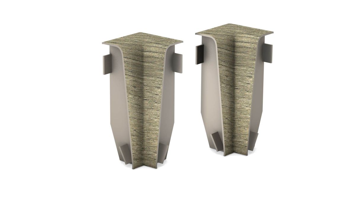 Prinz Innenecken für MDF-Sockeleiste 18 x 58 mm Nr. 809. - Rushmore