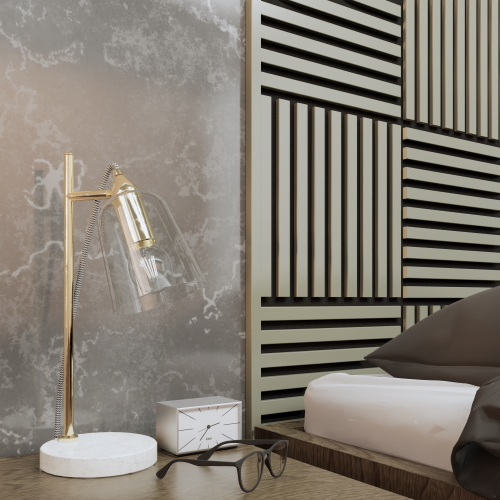 Acoustic+ Akustikpaneel Olive 400 x 400 mm - Akustikfilz Schwarz